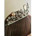 Официална корона с белгийски кристали в прасковено Golden Shadow Queen